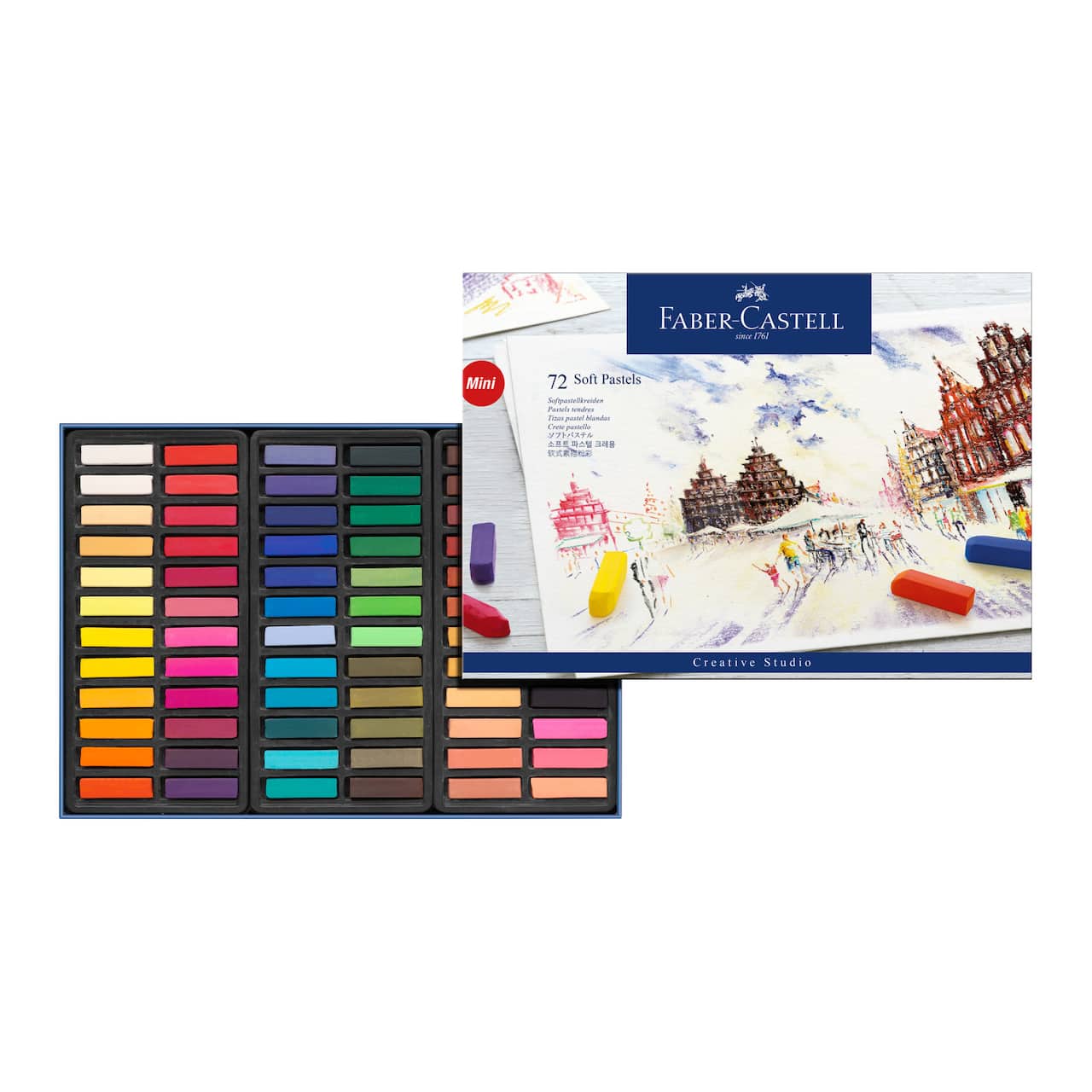 Faber-Castell® Creative Studio 72 Color Soft Pastel Set
